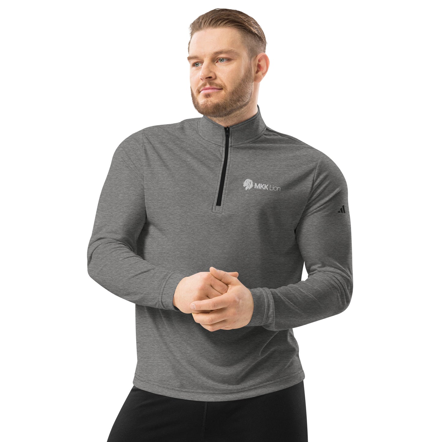 0105b adidas Men's Quarter Zip Pullover, MKK Name