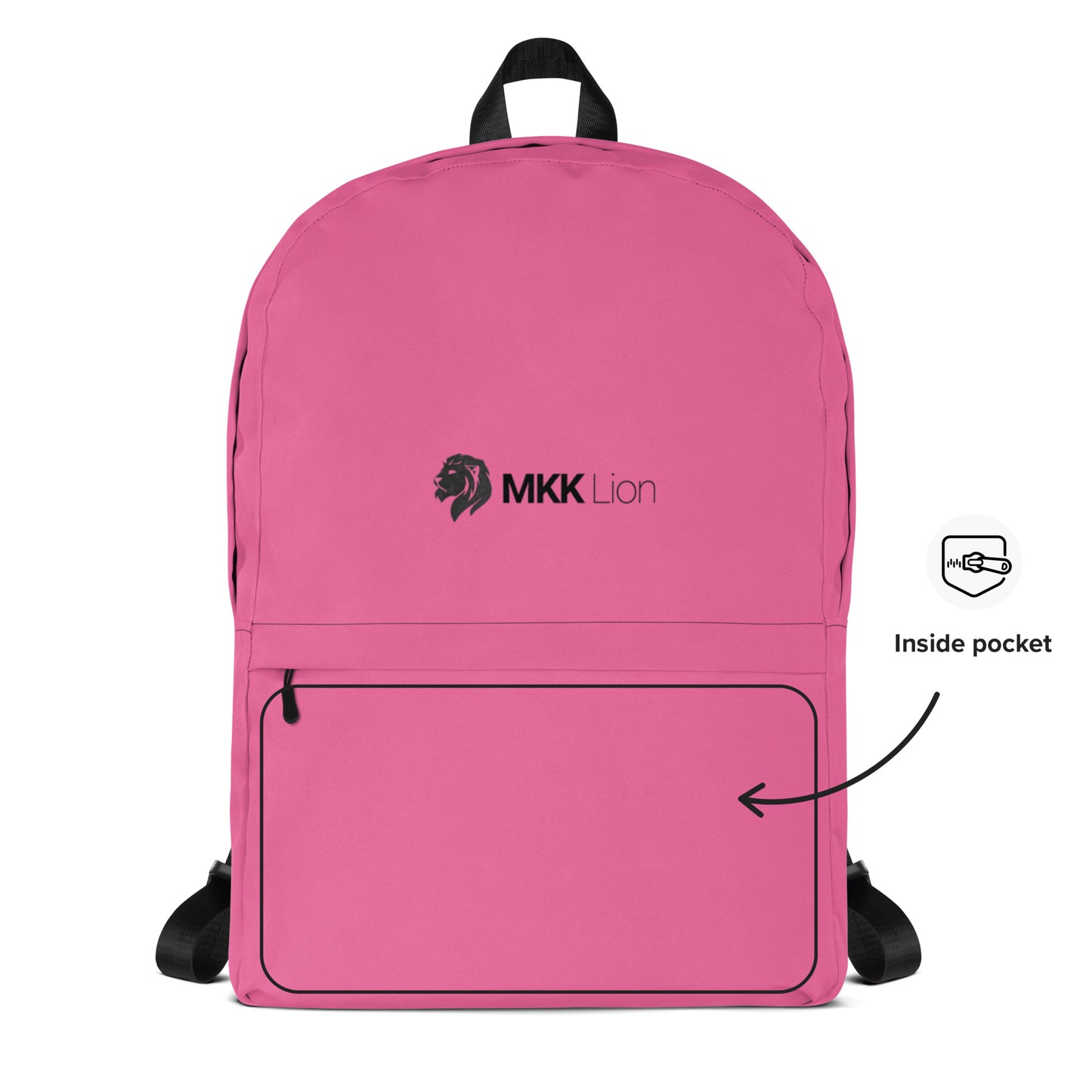 0906 Backpack, Solid Pink, MKK