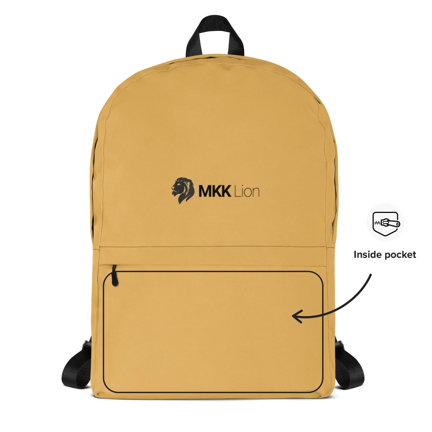 0906 Backpack, Solid Gold, MKK