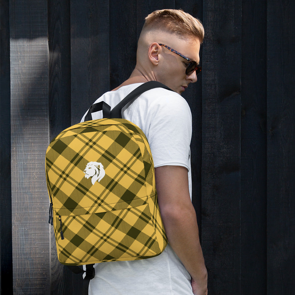 0906 Backpack, Plaid Yellow, 03