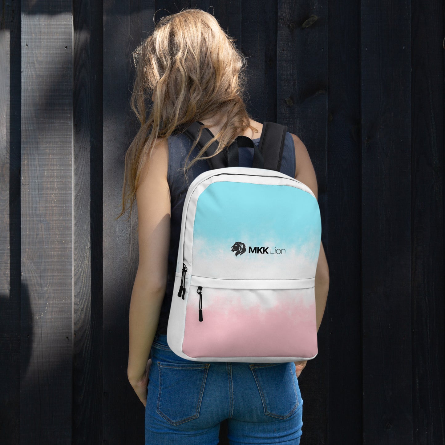 0906 Backpack, Gradient Pink and Blue, MKK