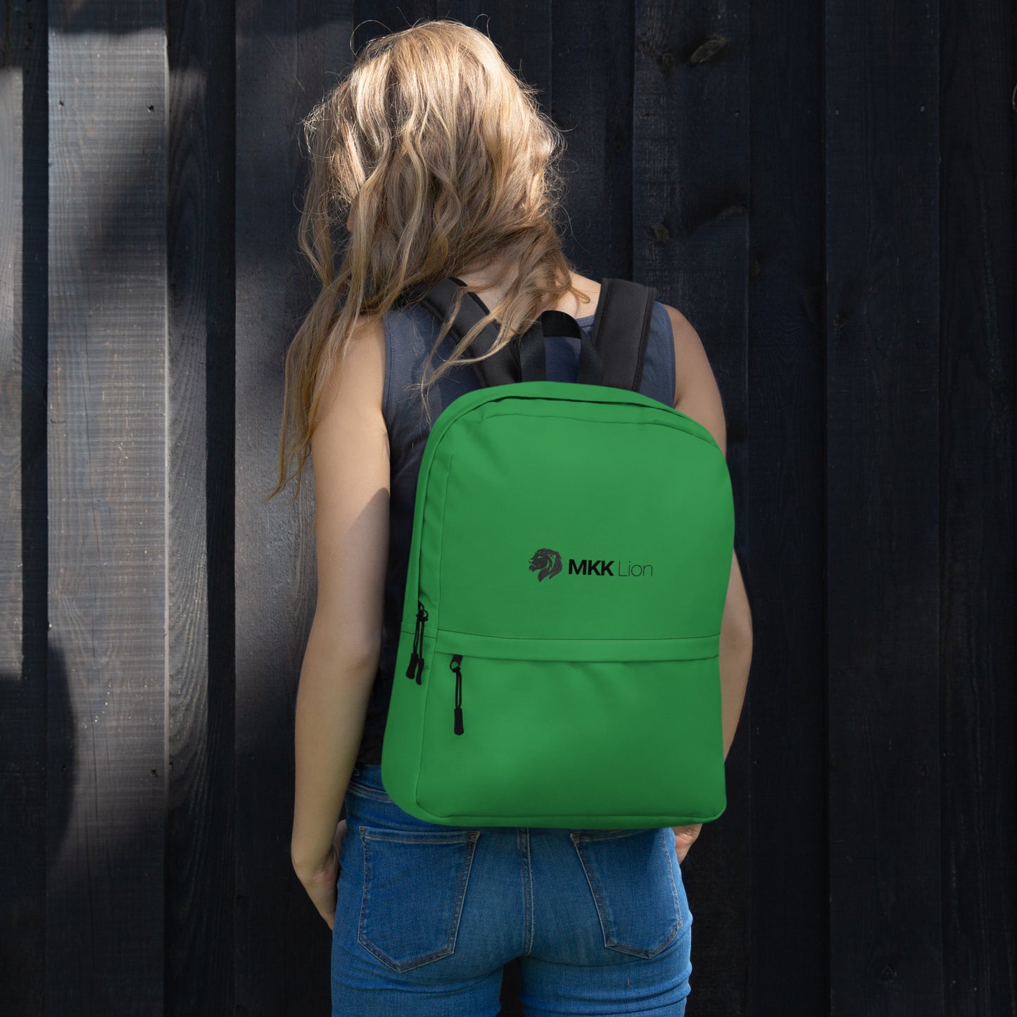 0906 Backpack, Solid Green, MKK