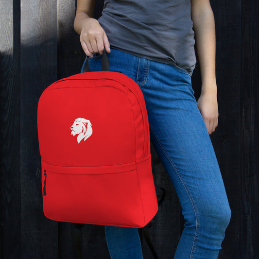 0906 Backpack, Solid Red, 03