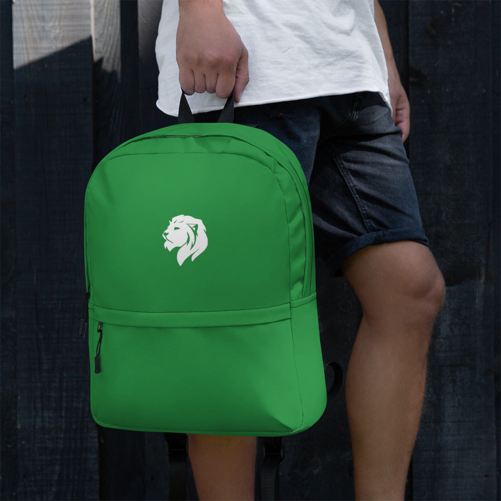 0906 Backpack, Solid Green, 03