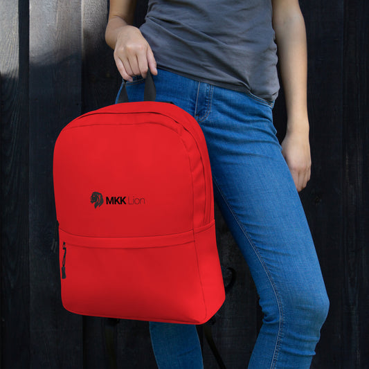 0906 Backpack, Solid Red, MKK