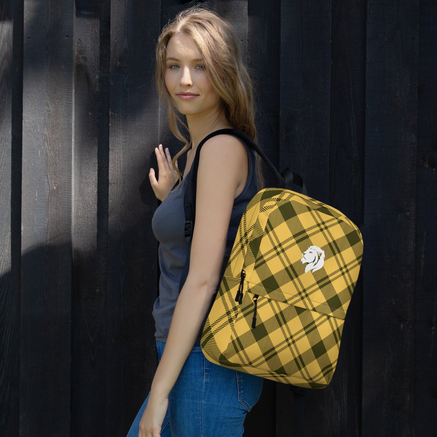 0906 Backpack, Plaid Yellow, 03