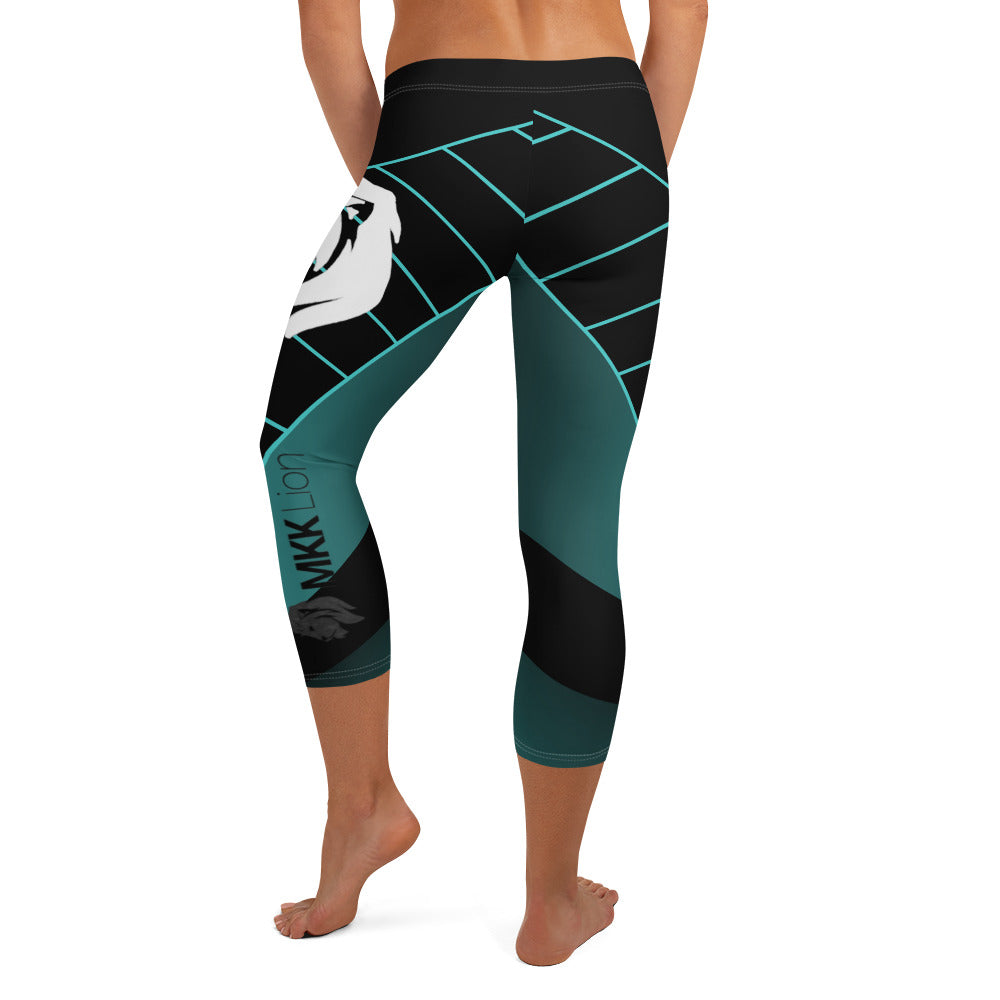 0302 Capri Leggings, Geometric 166