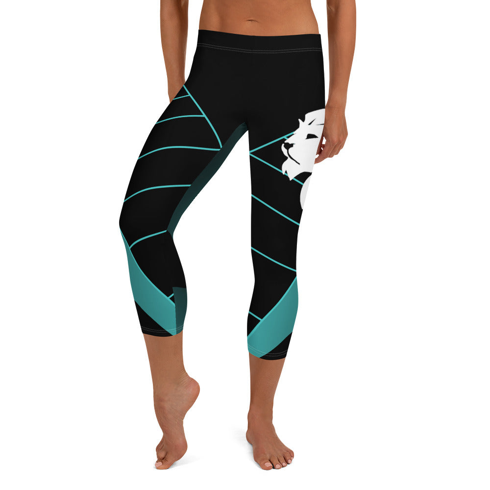 0302 Capri Leggings, Geometric 166