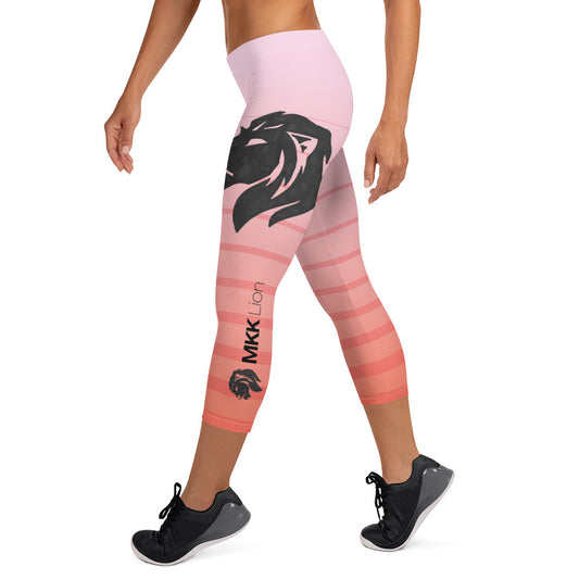 Stripes 6, 0302 Capri Leggings