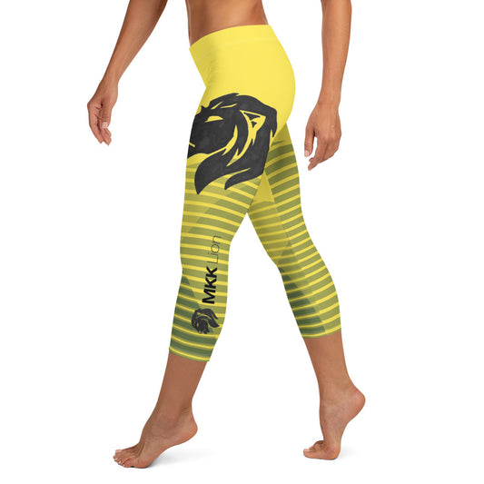 Abstract 107, 0302 Capri Leggings