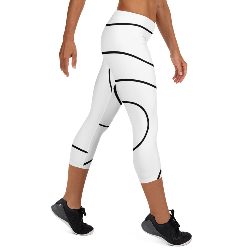 0302 Capri Leggings, One Line 4