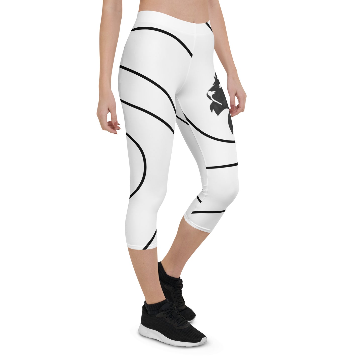 0302 Capri Leggings, One Line 4