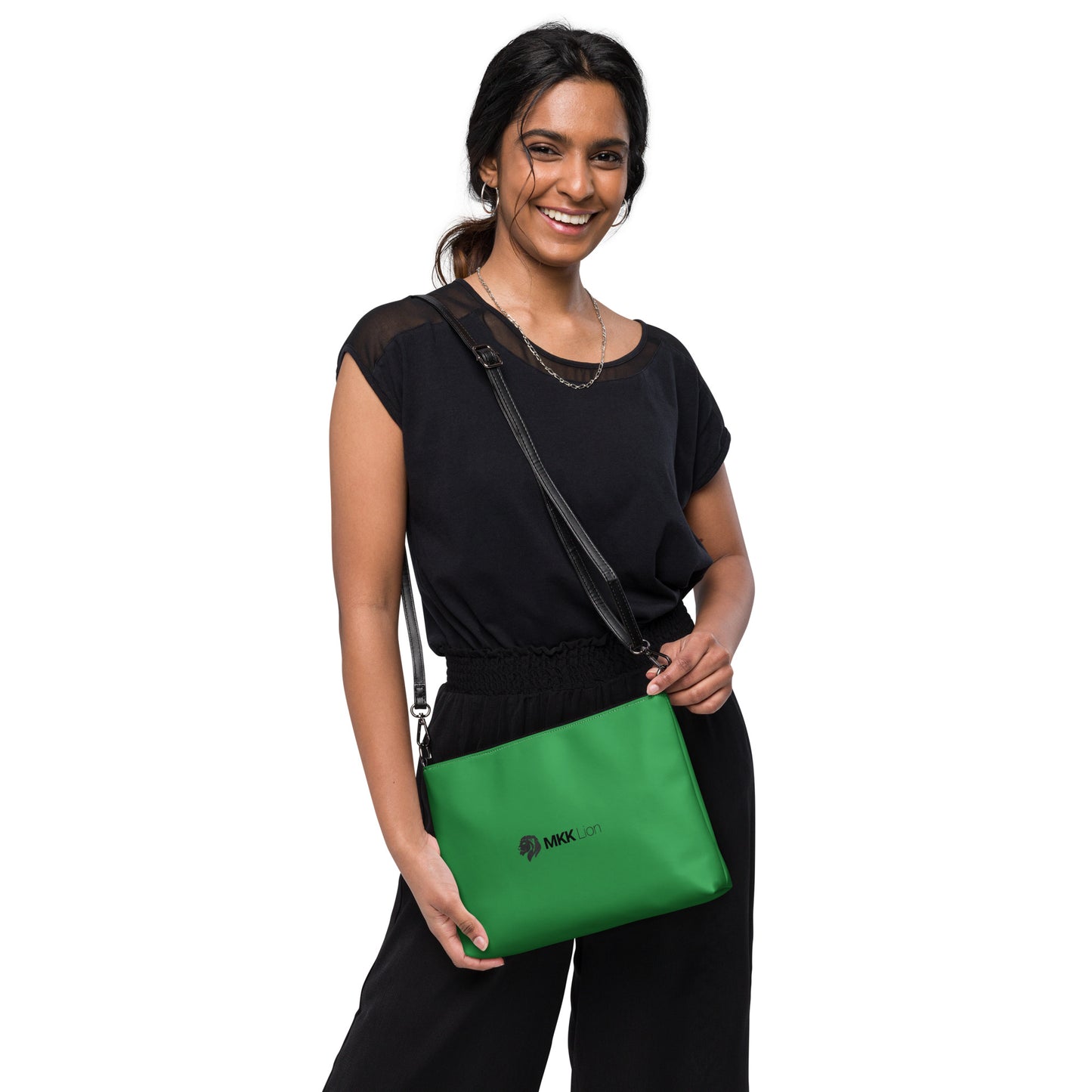 0905 Crossbody Bag, Solid Green, MKK Name