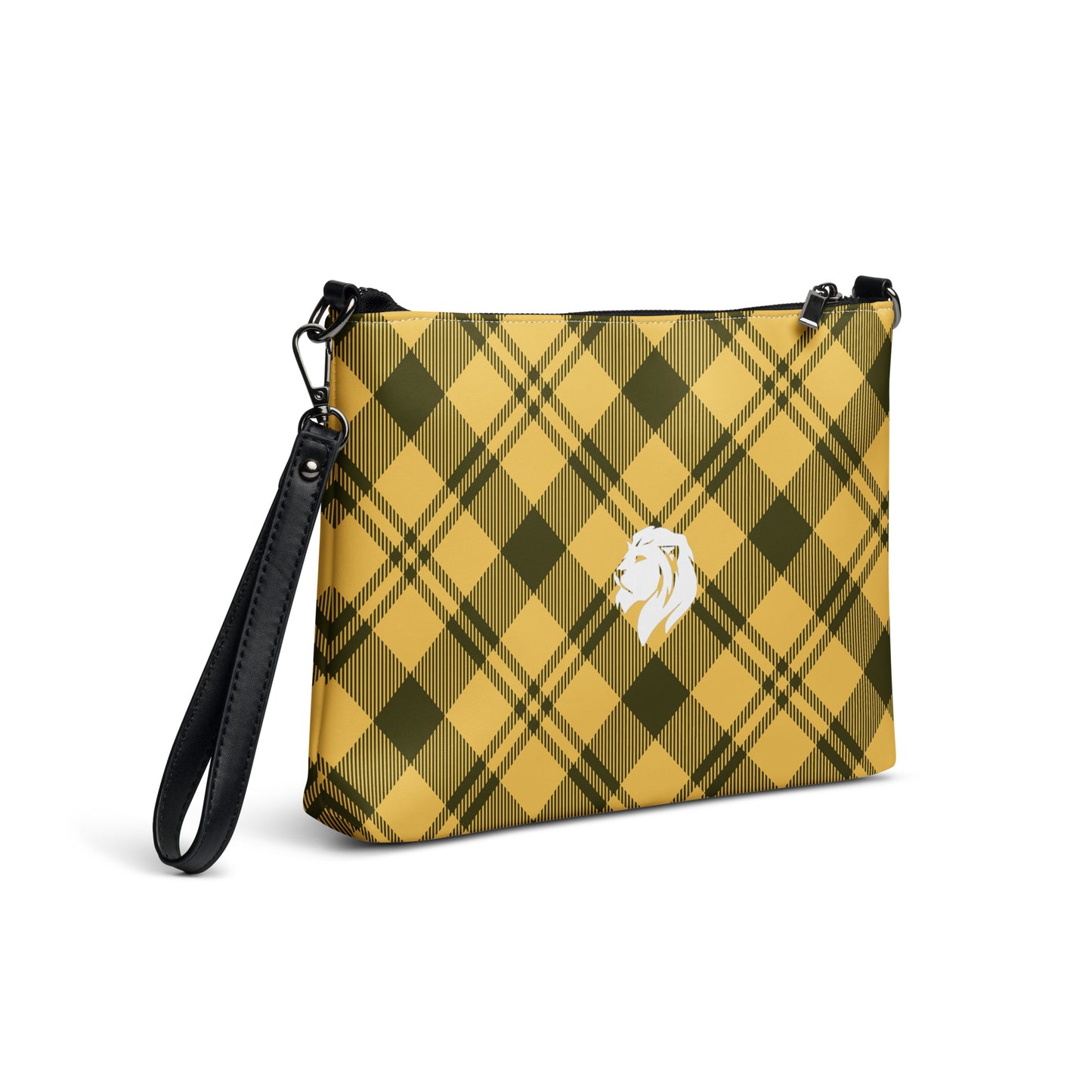 0905 Crossbody Bag, Plaid Yellow, 02