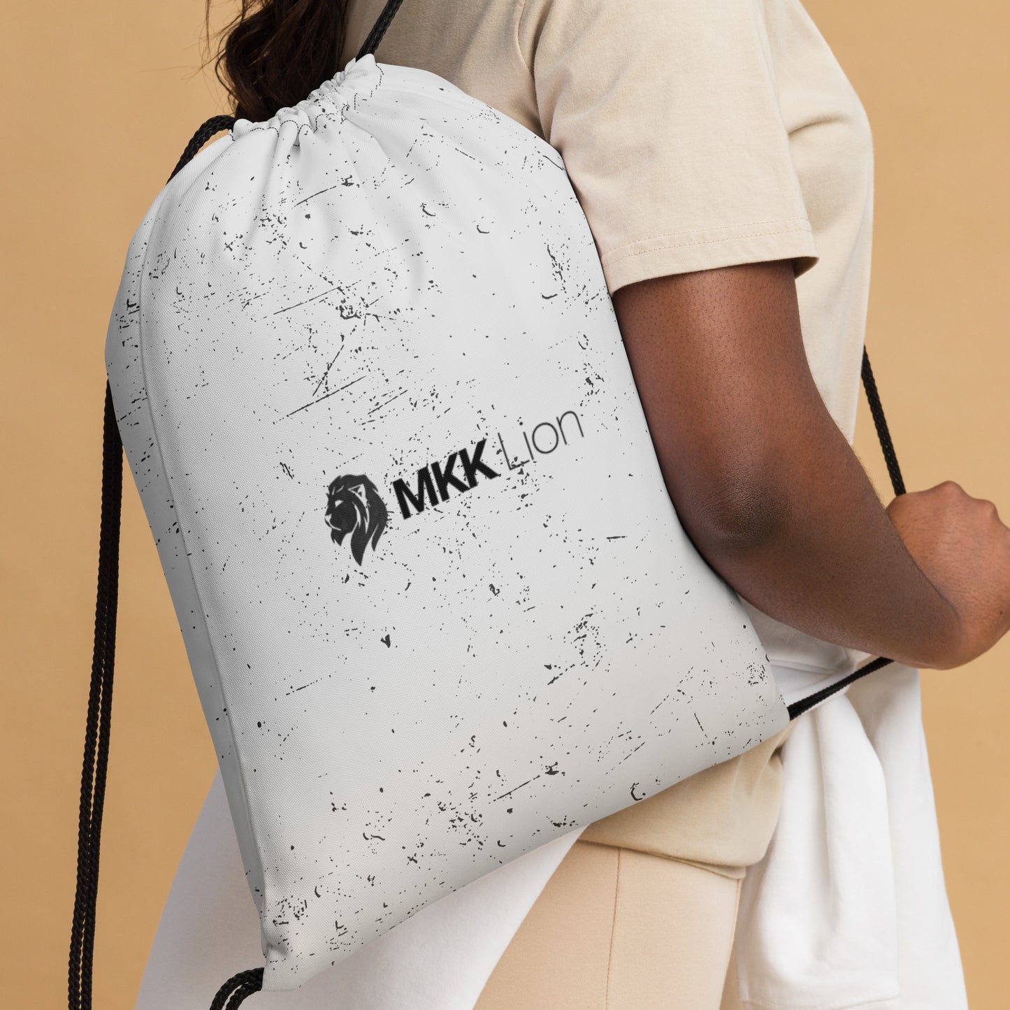 0901 Drawstring Bag, Marble, MKK Name