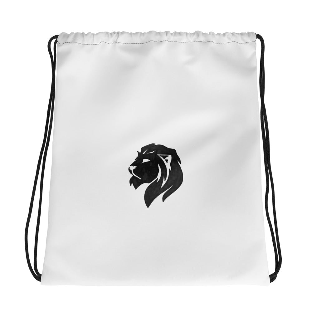 0901 Drawstring Bag, Solid White, 04