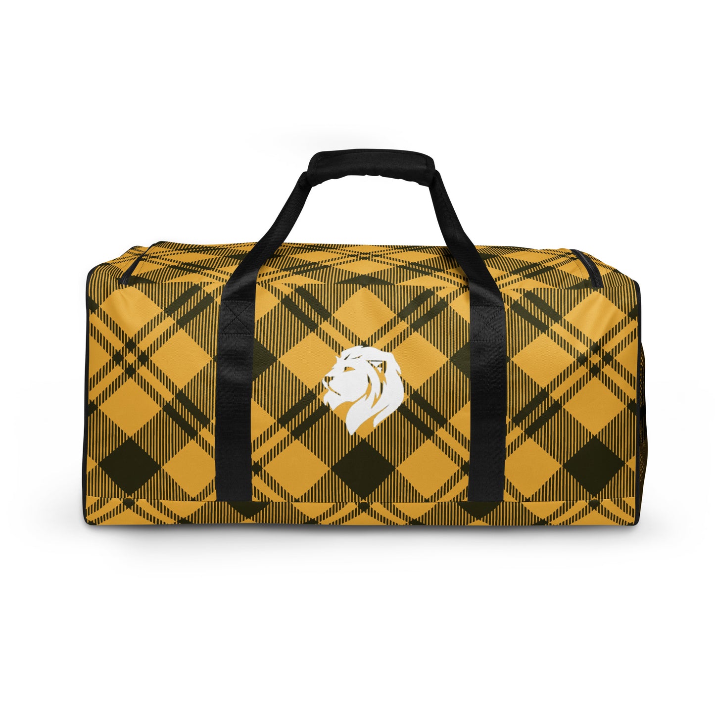 0907 Duffle Bag, Plaid Yellow, 04