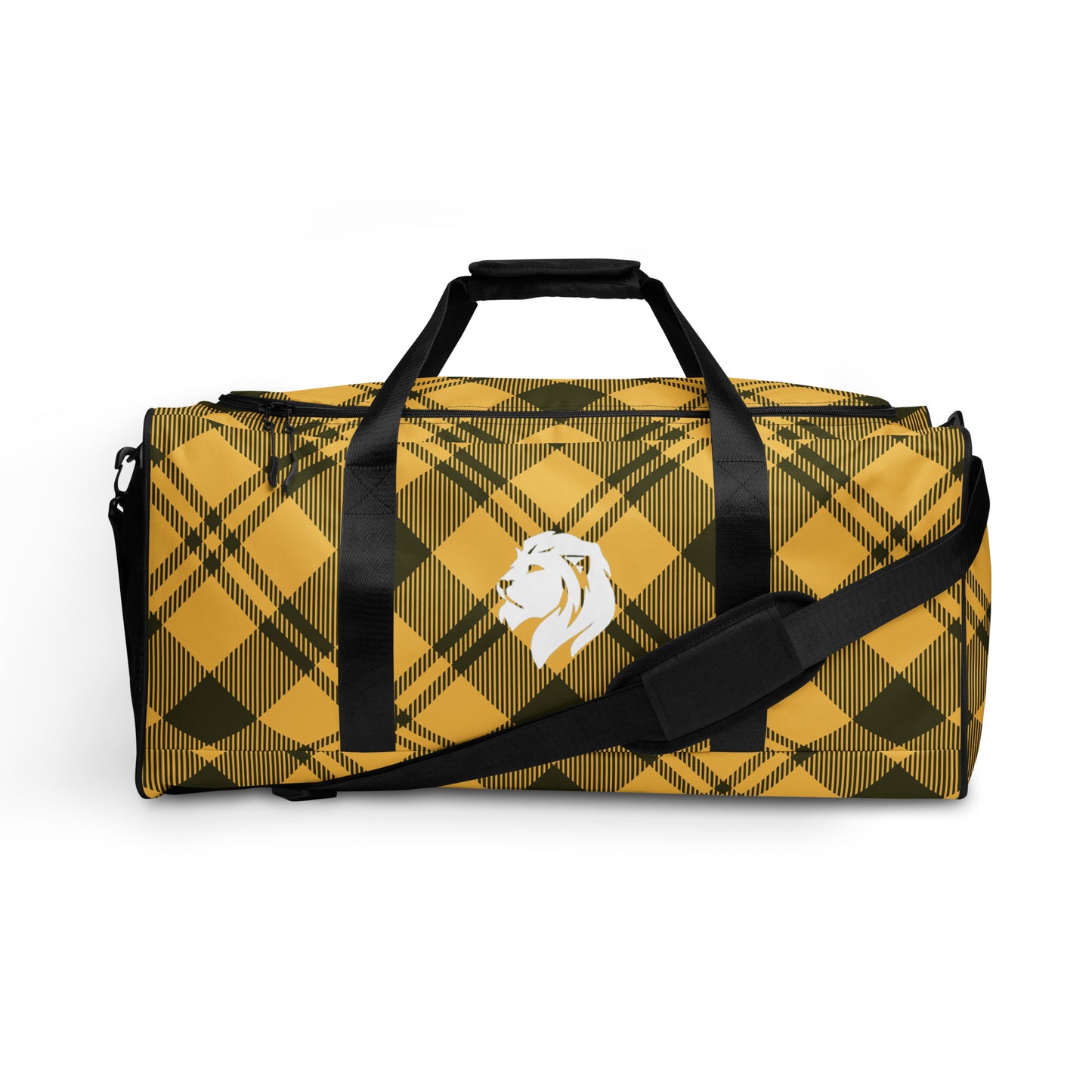 0907 Duffle Bag, Plaid Yellow, 04