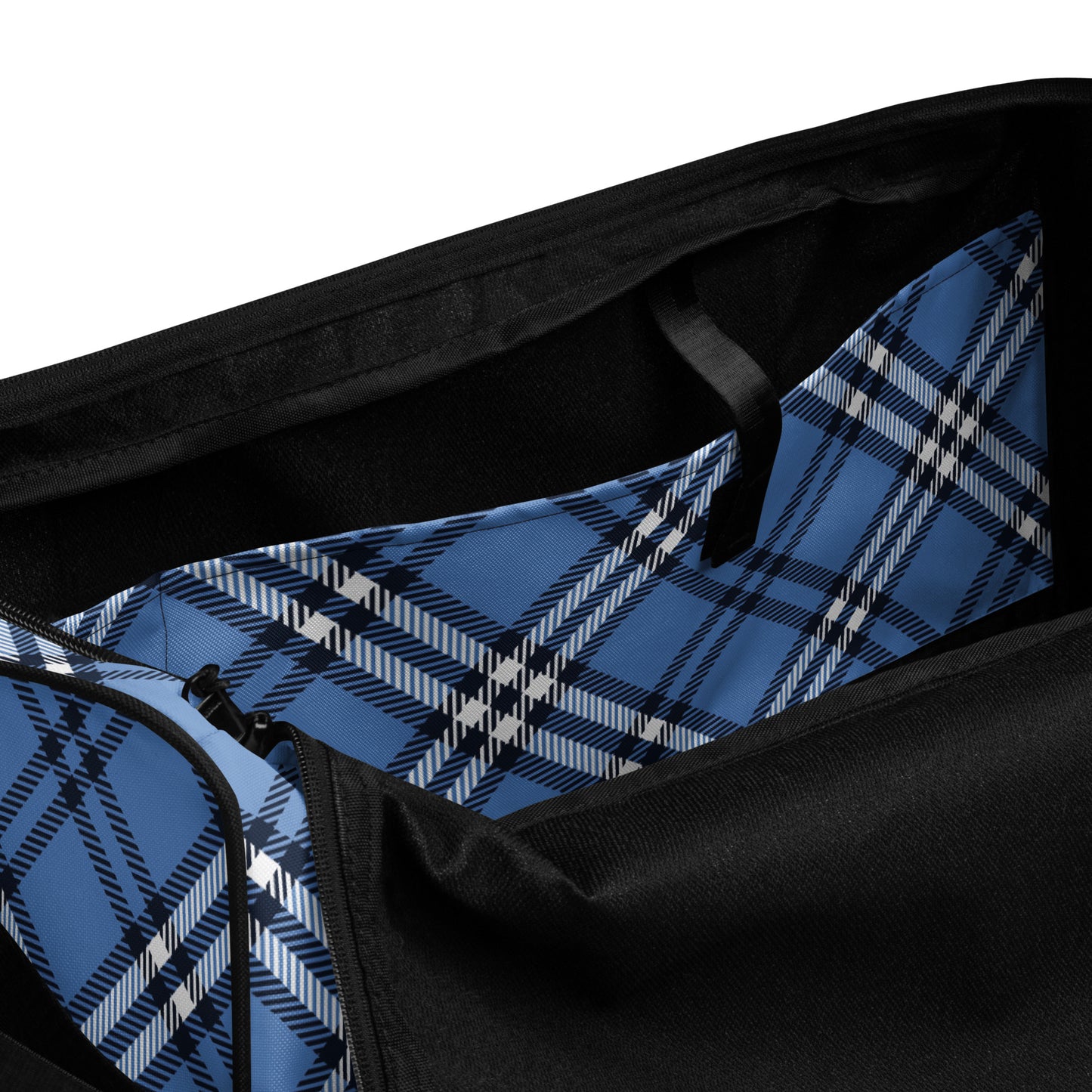 0907 Duffle Bag, Plaid Blue, 04