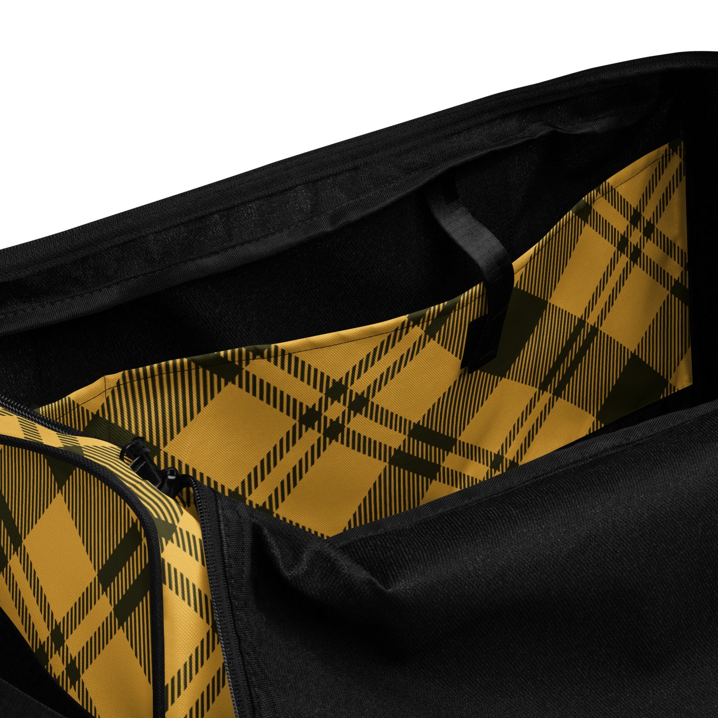 0907 Duffle Bag, Plaid Yellow, 04