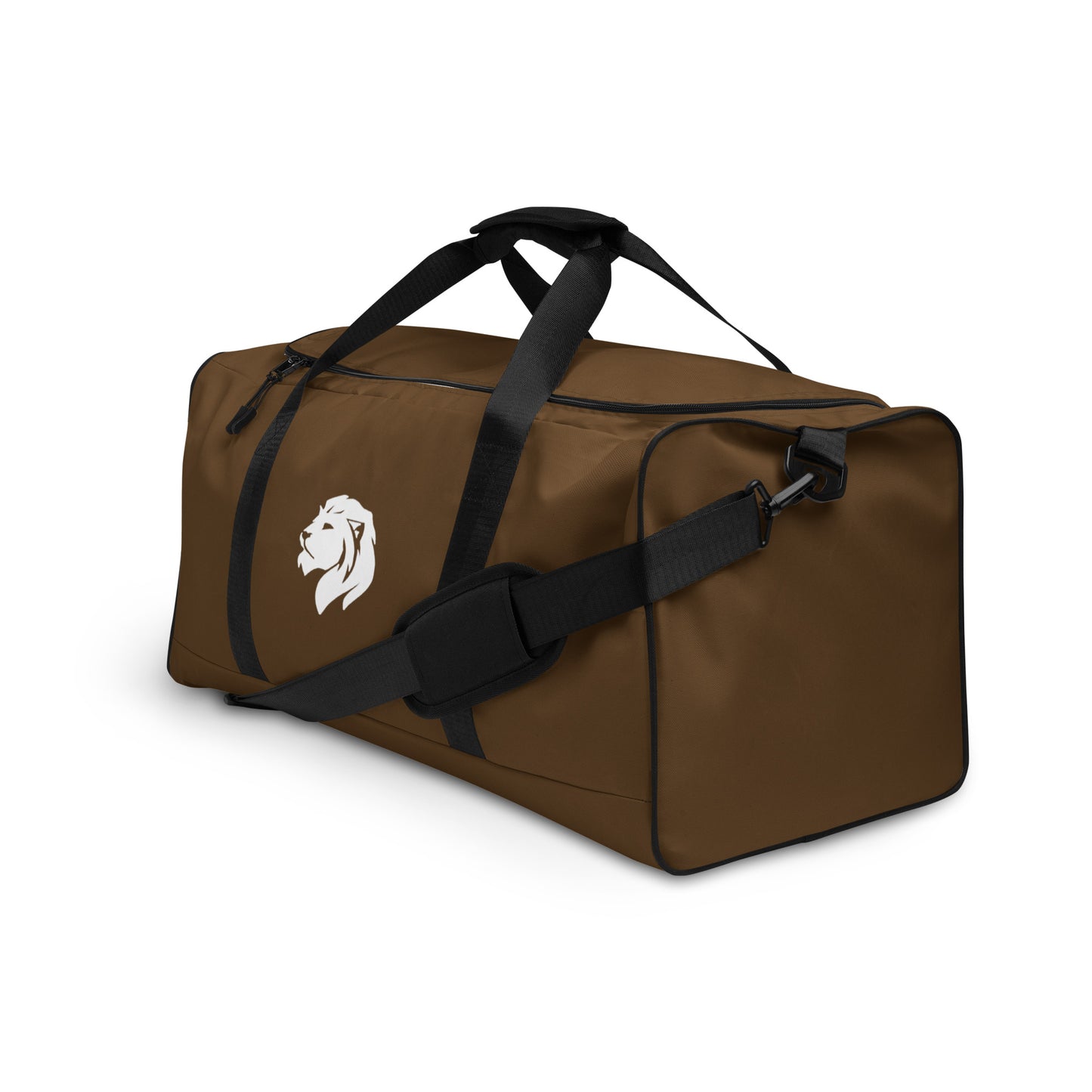 0907 Duffle Bag, Solid Brown Dark, 04