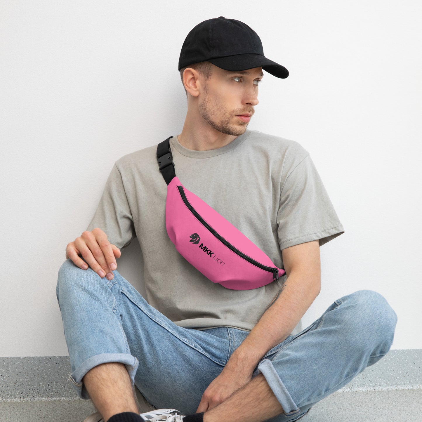 0903 Fanny Pack, Solid Pink, MKK Name