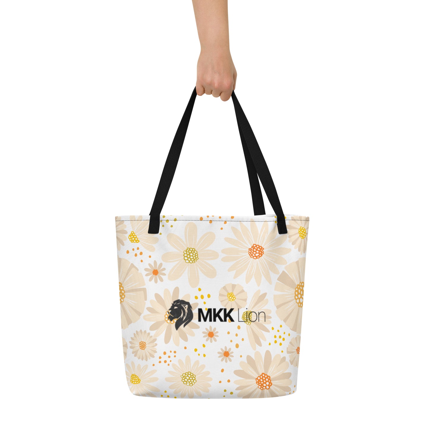 0902 Tote Bag, Daisies 2, MKK Name