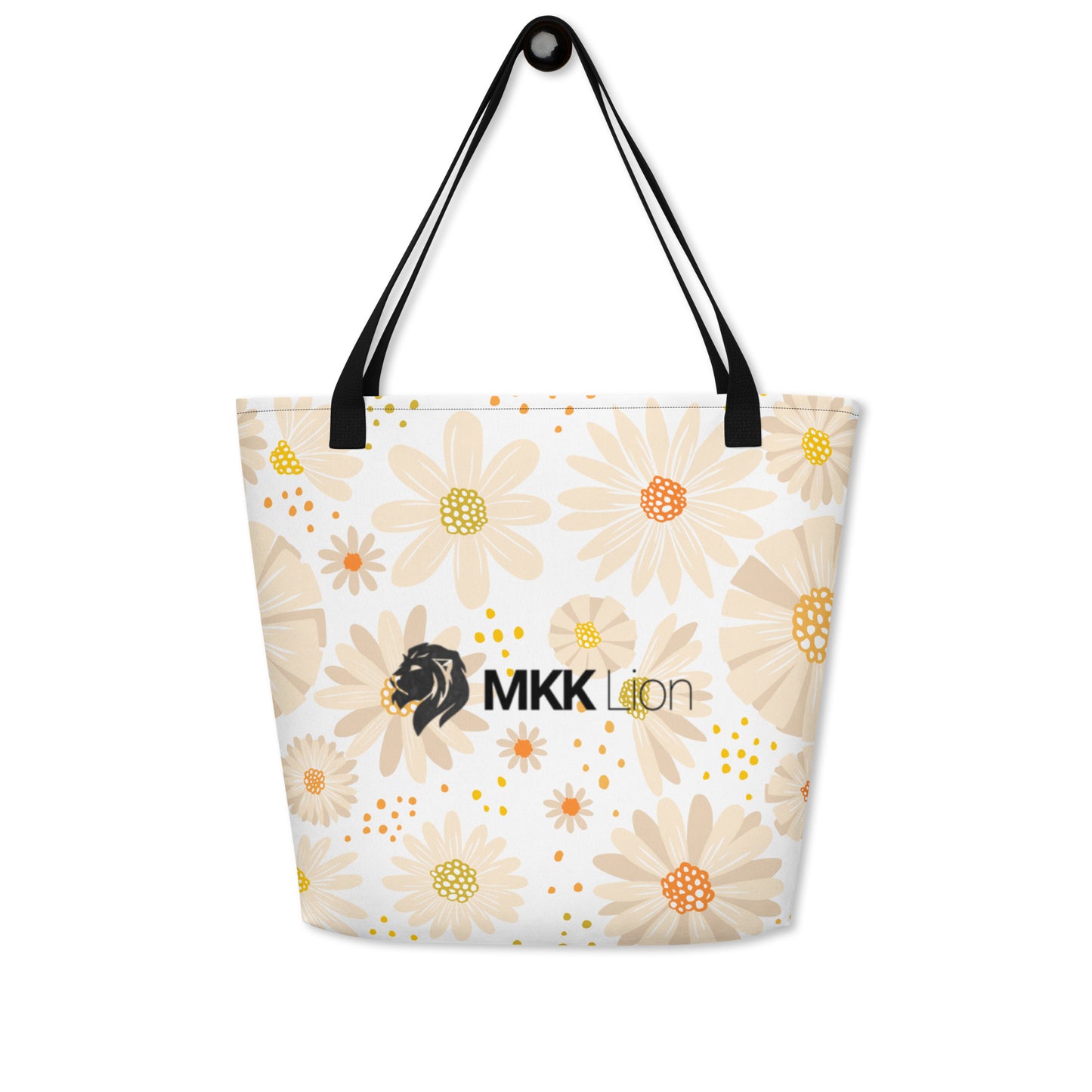 0902 Tote Bag, Daisies 2, MKK Name