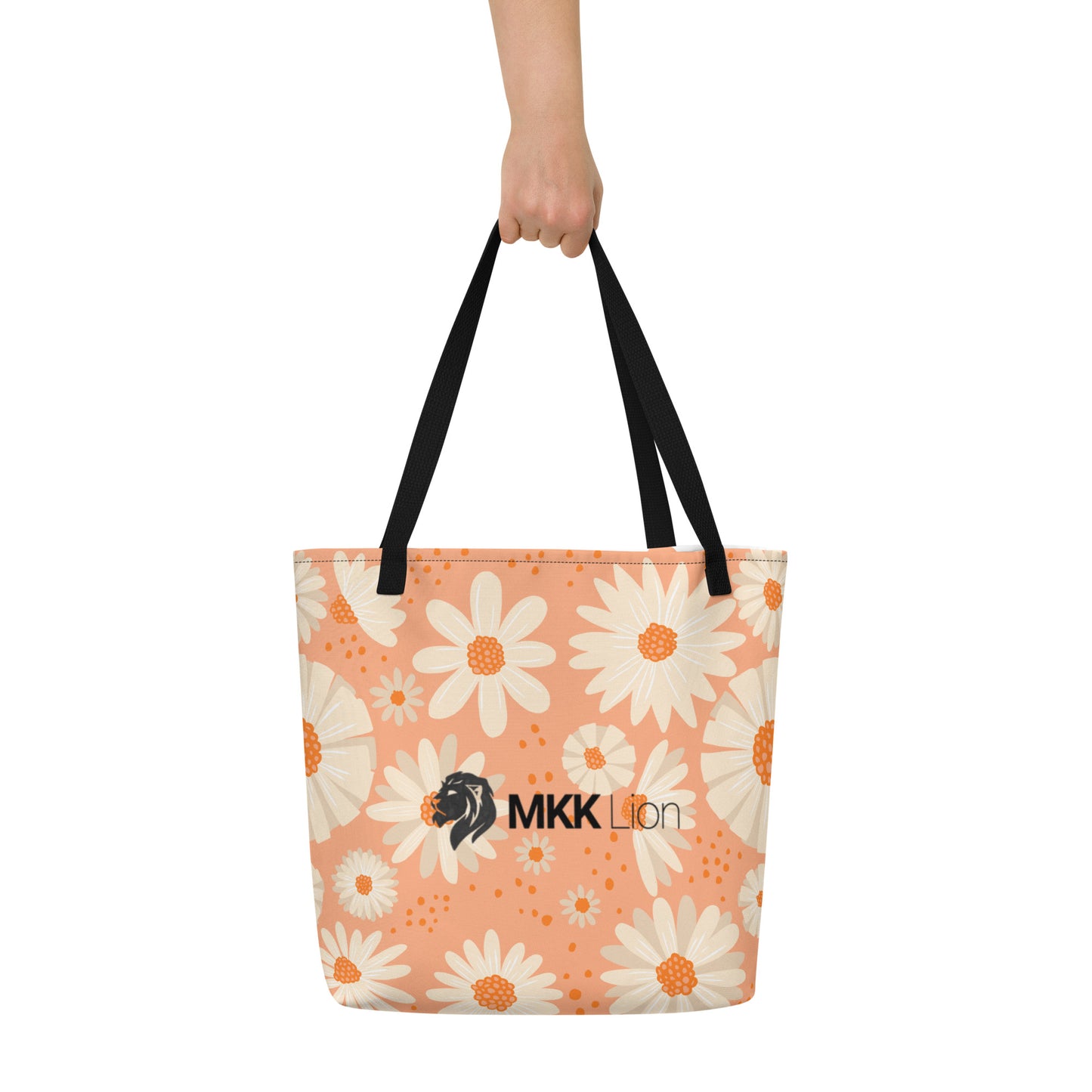 0902 Tote Bag, Daisies 3, MKK Name