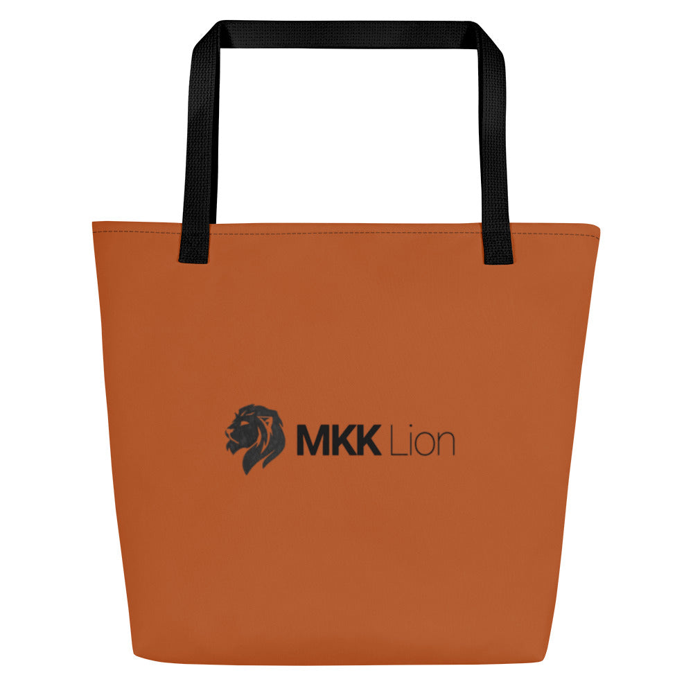 0902 Tote Bag, Solid Brown Tan, MKK Name