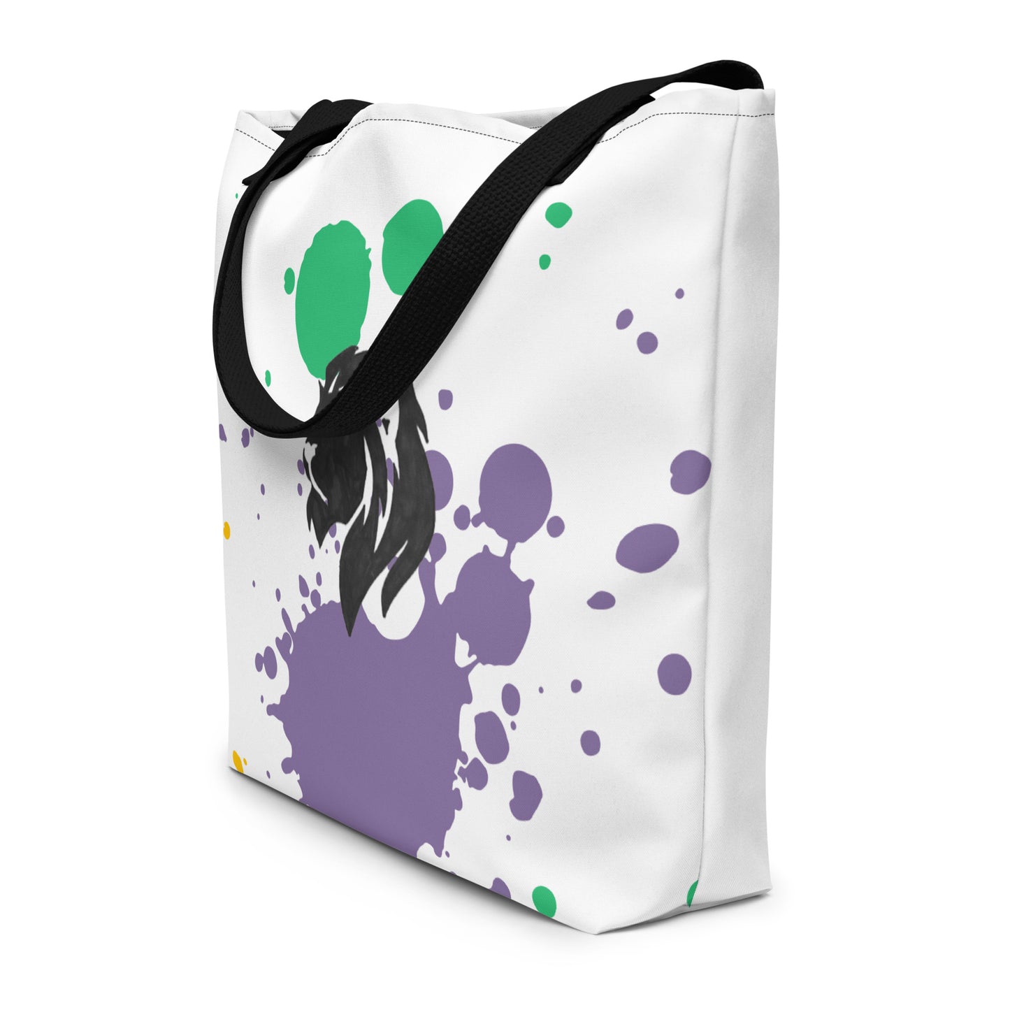 0902 Tote Bag, Colourful Splatter, 04