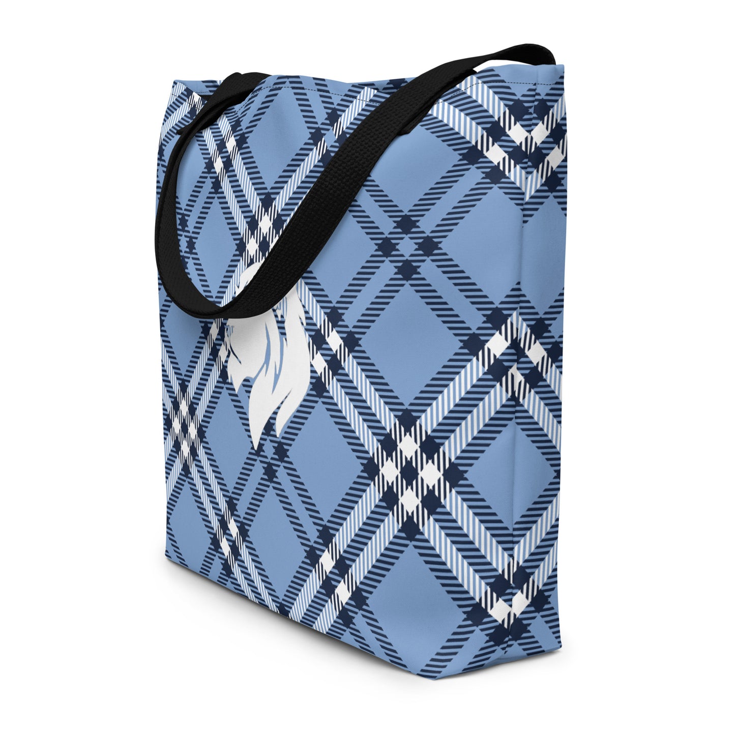 0902 Tote Bag, Plaid Blue, 04