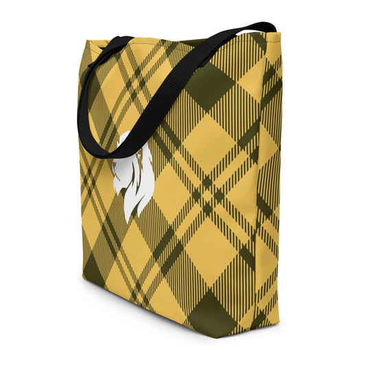 0902 Tote Bag, Plaid Yellow, 04