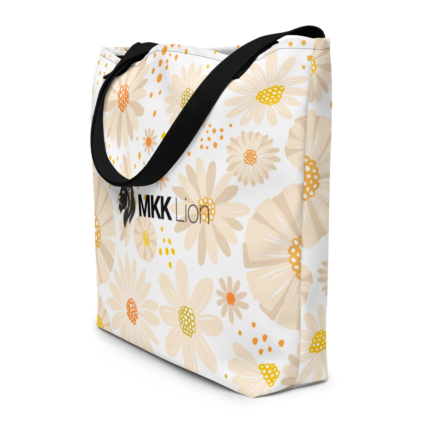 0902 Tote Bag, Daisies 2, MKK Name