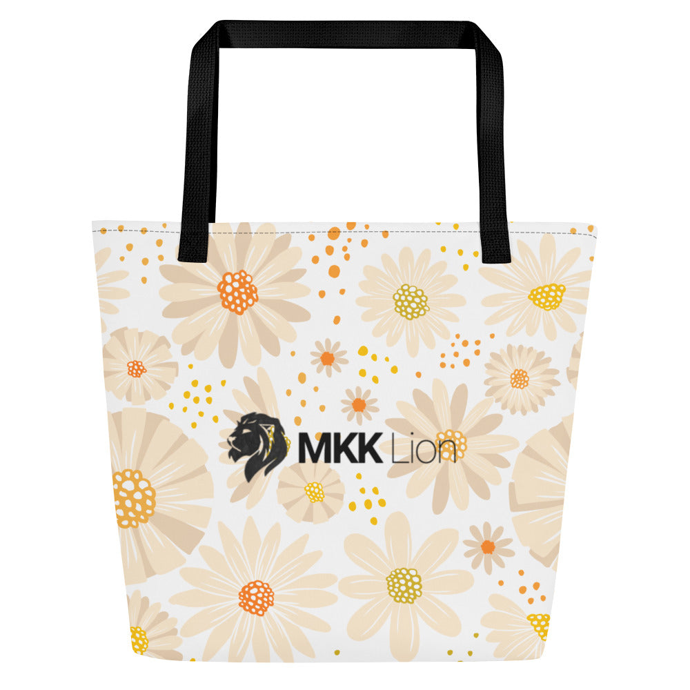 0902 Tote Bag, Daisies 2, MKK Name