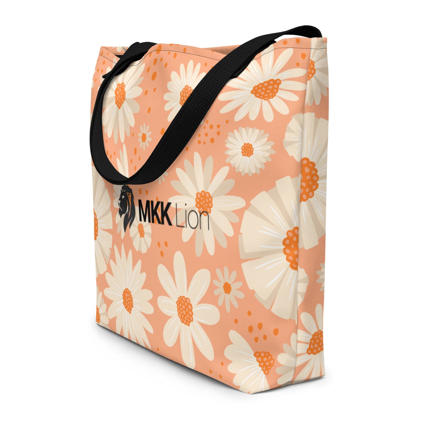 0902 Tote Bag, Daisies 3, MKK Name