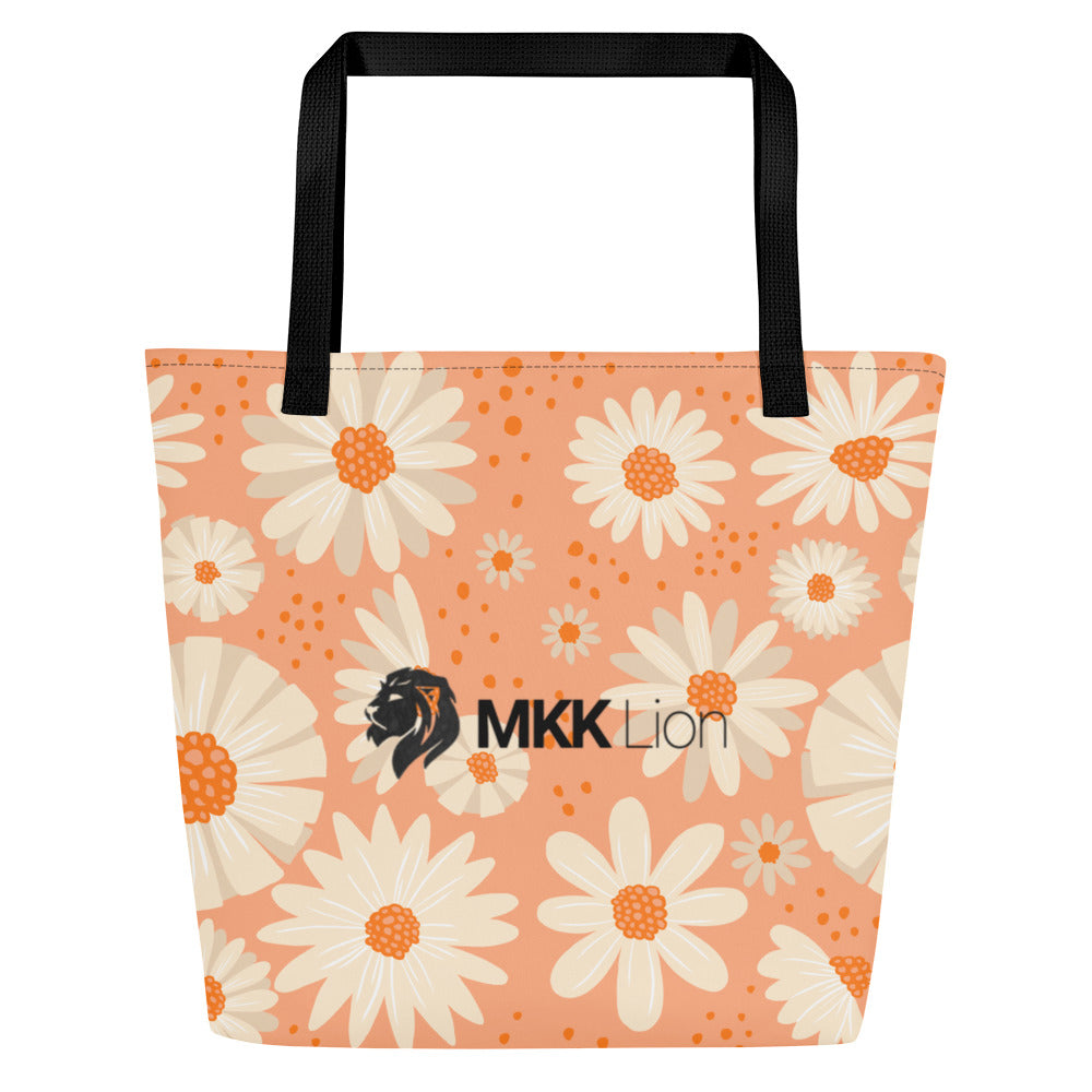 0902 Tote Bag, Daisies 3, MKK Name