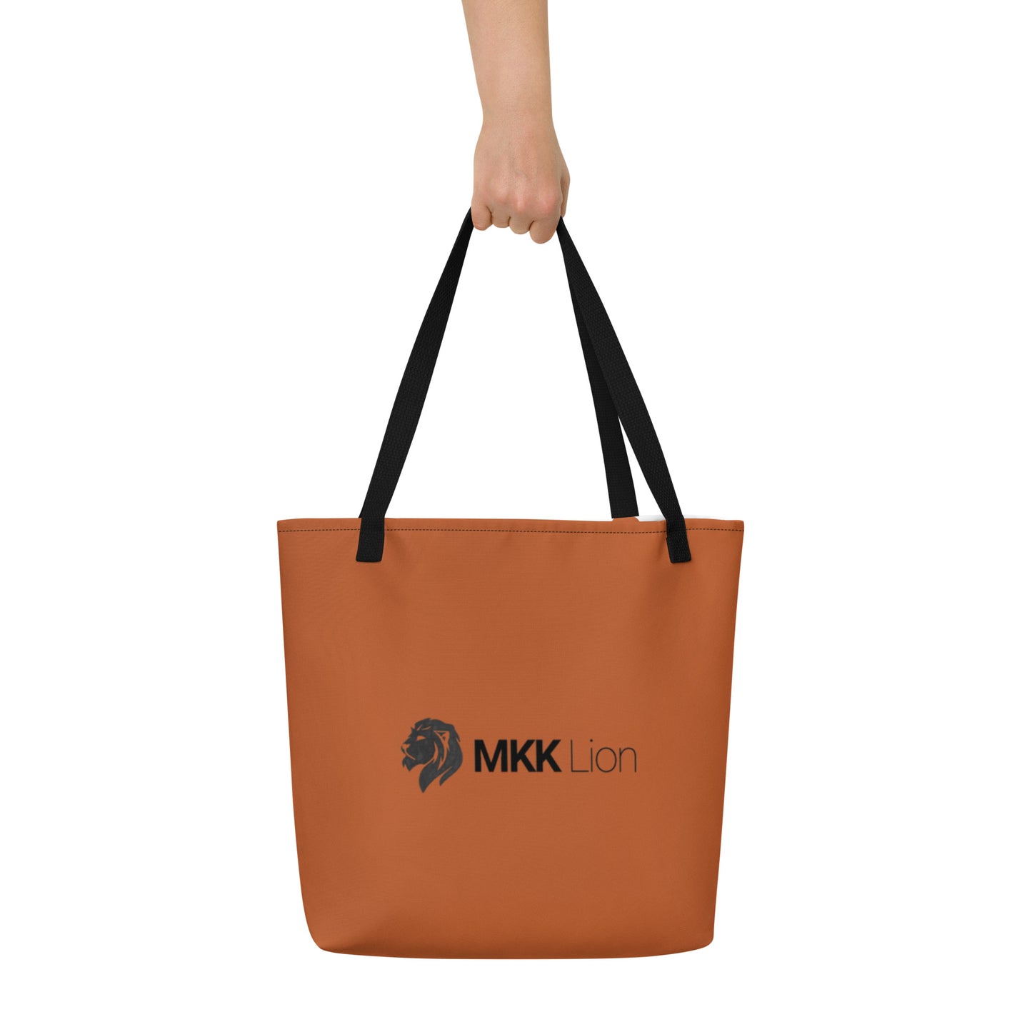 0902 Tote Bag, Solid Brown Tan, MKK Name