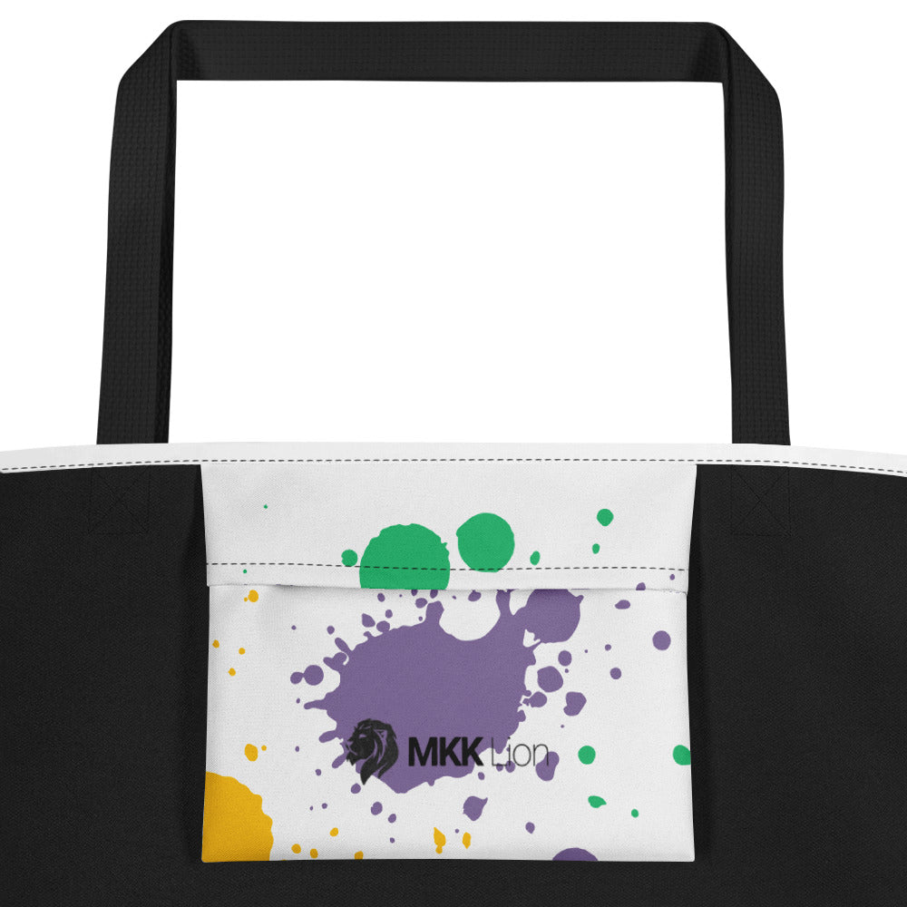 0902 Tote Bag, Colourful Splatter, 04