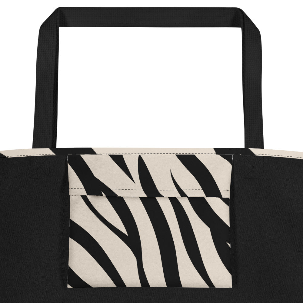 0902 Tote Bag, Zebra, 04