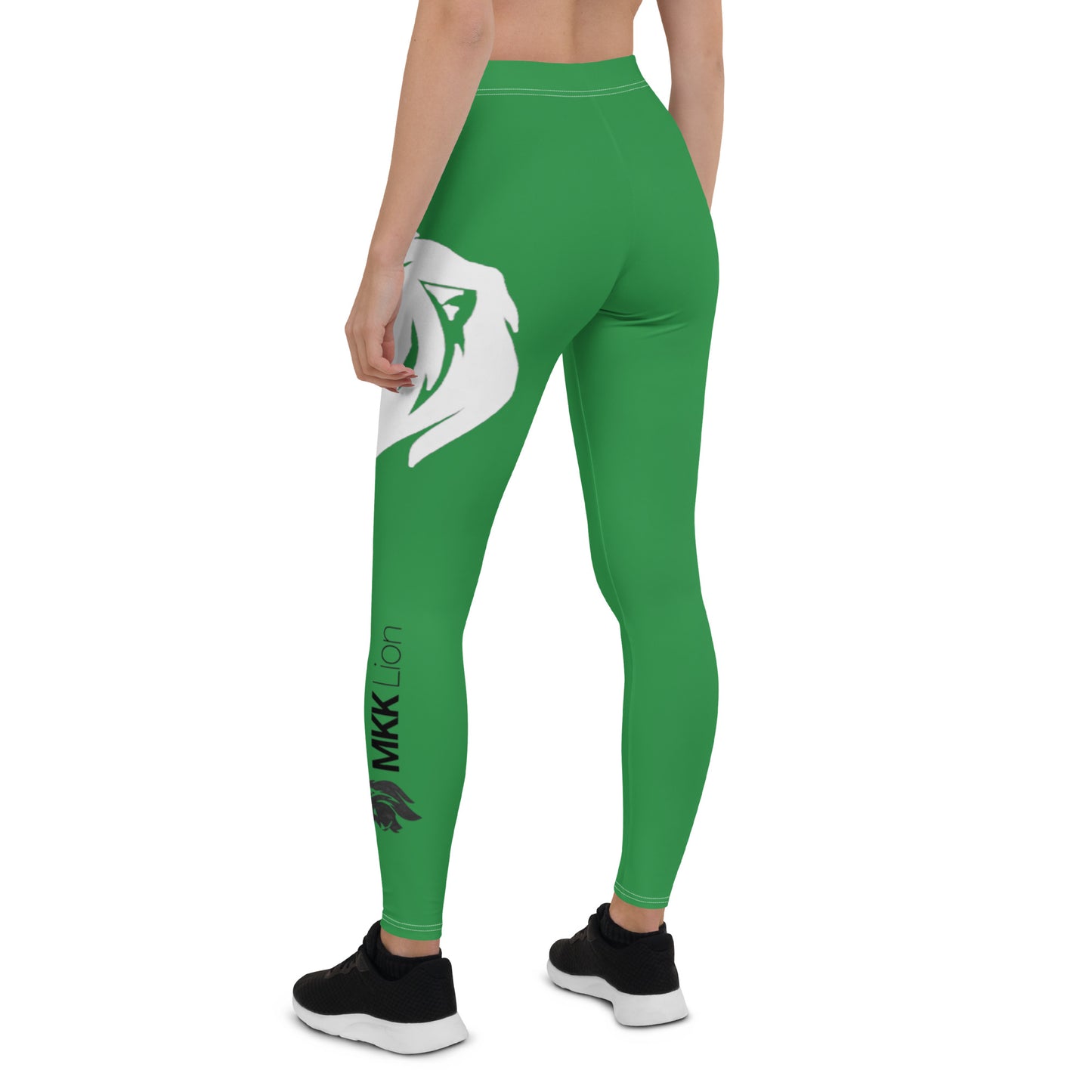 0303 Full-length Leggings, Solid Green