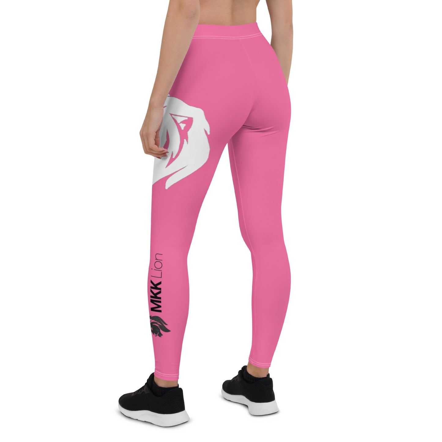 0303 Full-length Leggings, Solid Pink