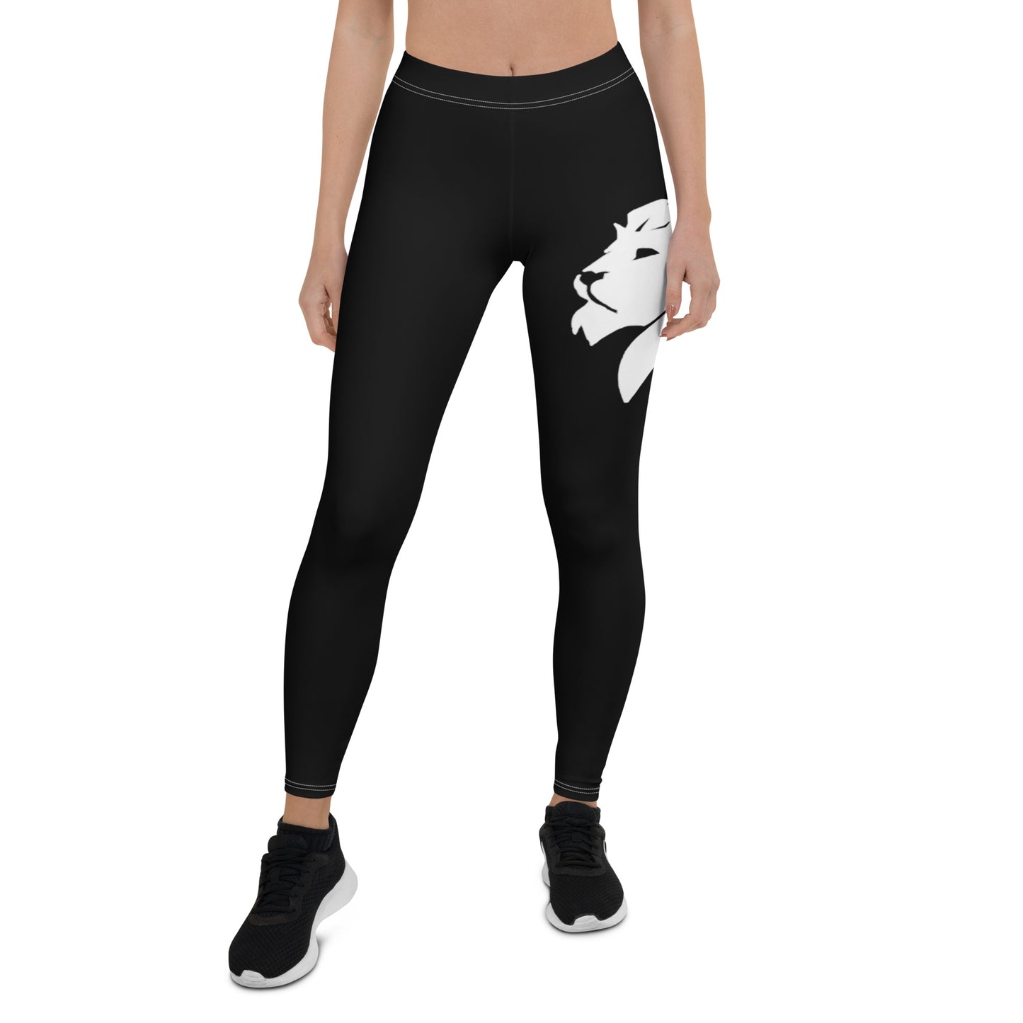 0303 Full-length Leggings, Solid Black