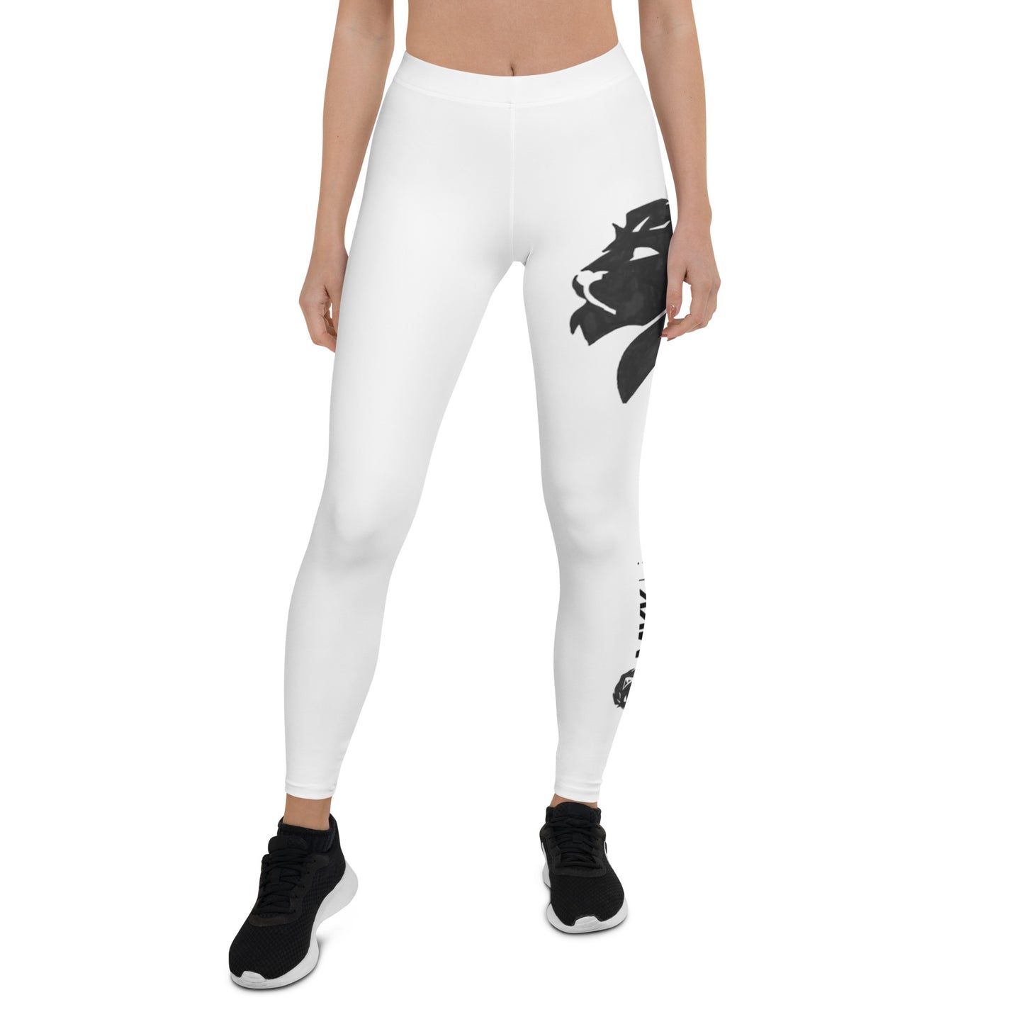 0303 Full-length Leggings, Solid White