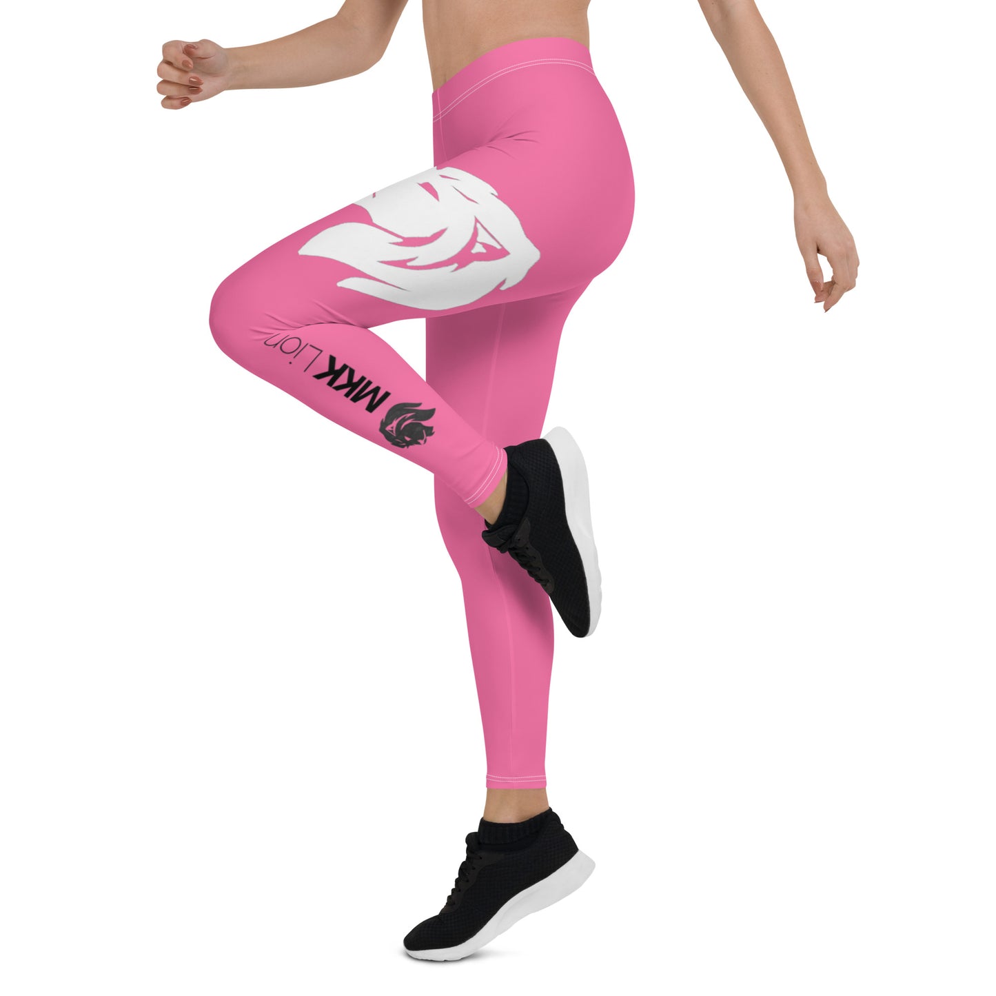 0303 Full-length Leggings, Solid Pink