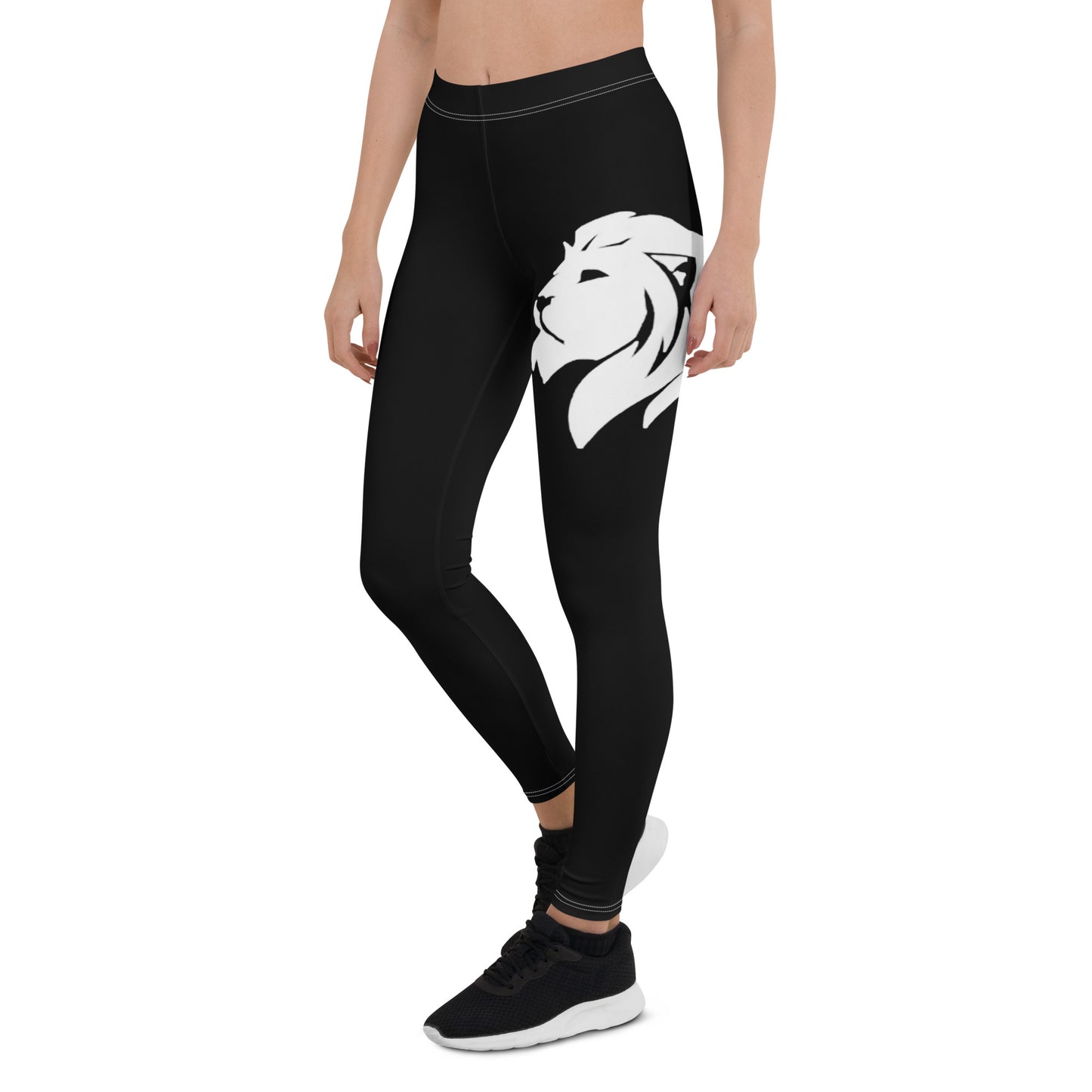 0303 Full-length Leggings, Solid Black