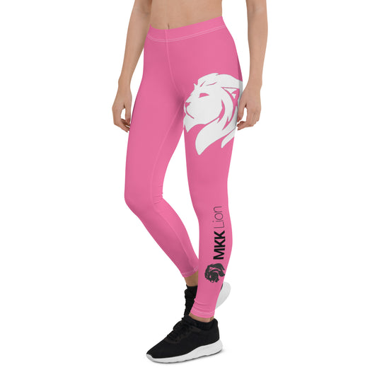 0303 Full-length Leggings, Solid Pink