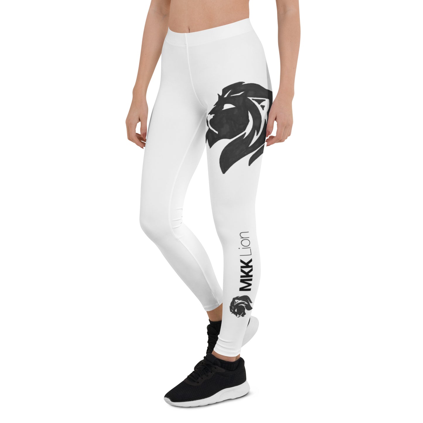 0303 Full-length Leggings, Solid White