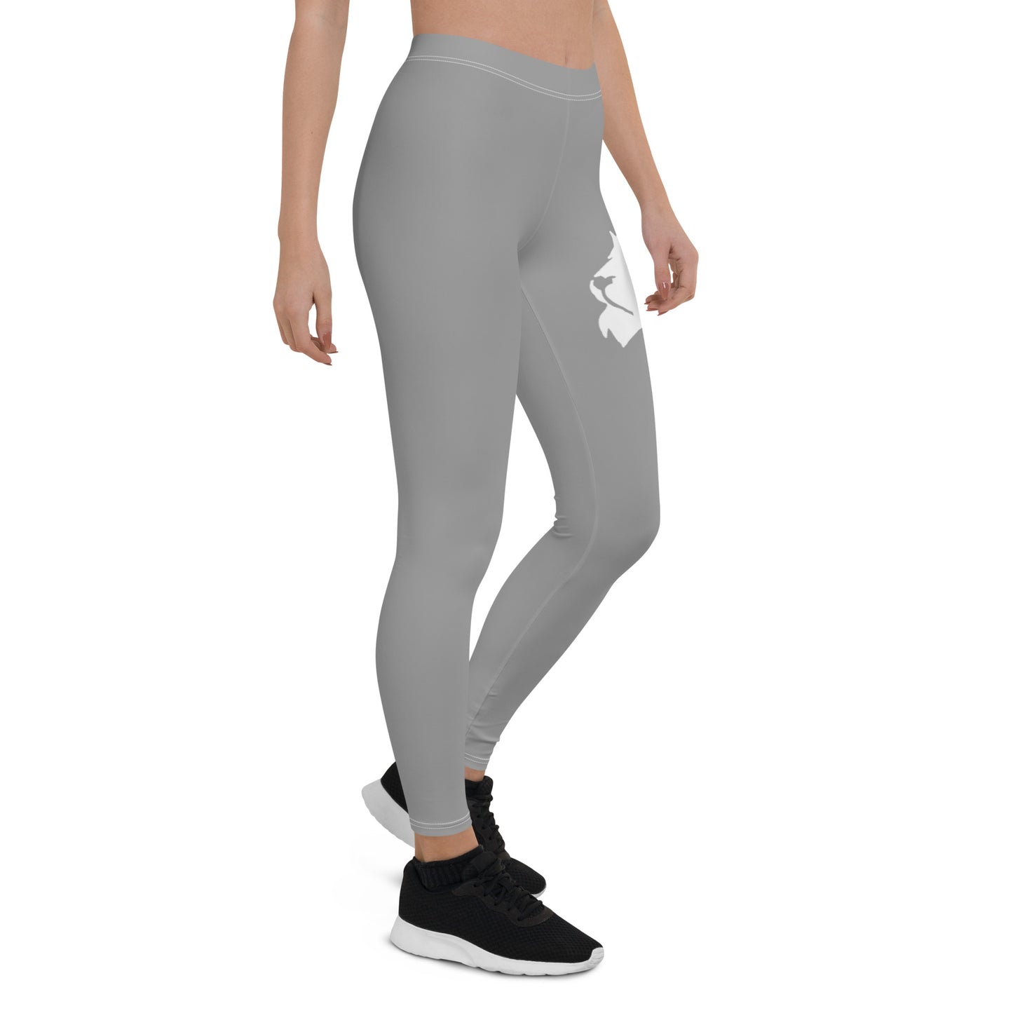 0303 Full-length Leggings, Solid Grey