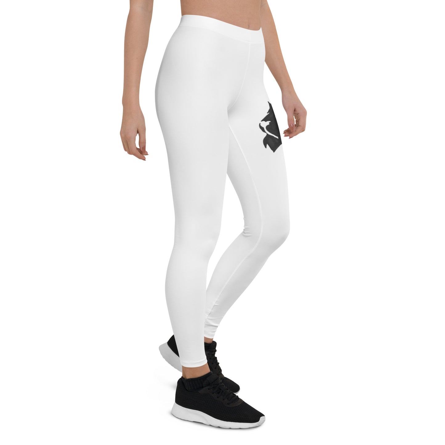 0303 Full-length Leggings, Solid White